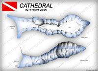 Croatia Divers - Dive Site Map of Cathedral Interior